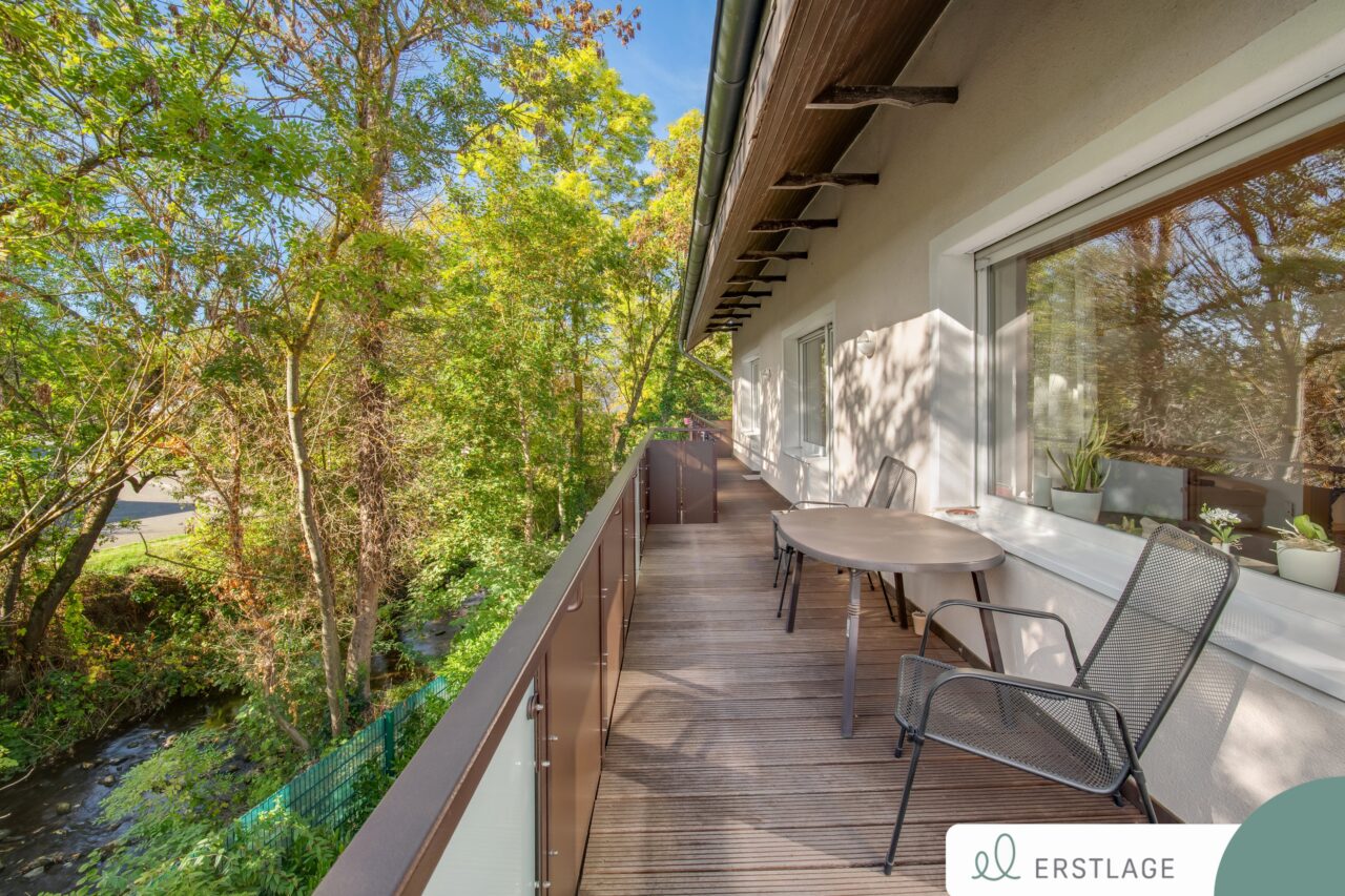 Balkon mit toller Aussicht
